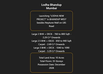 Lodha Bhandup west mumbai